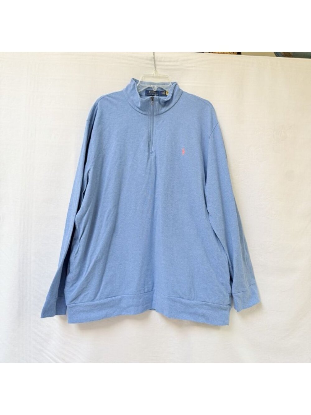 Polo Ralph Lauren XXL Mens Blue Pullover Long sleeve Travel Coastal‎ Vacation